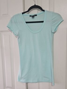 Bozzolo Pale Mint Women's Scoop Neck Short Sleeve Tee